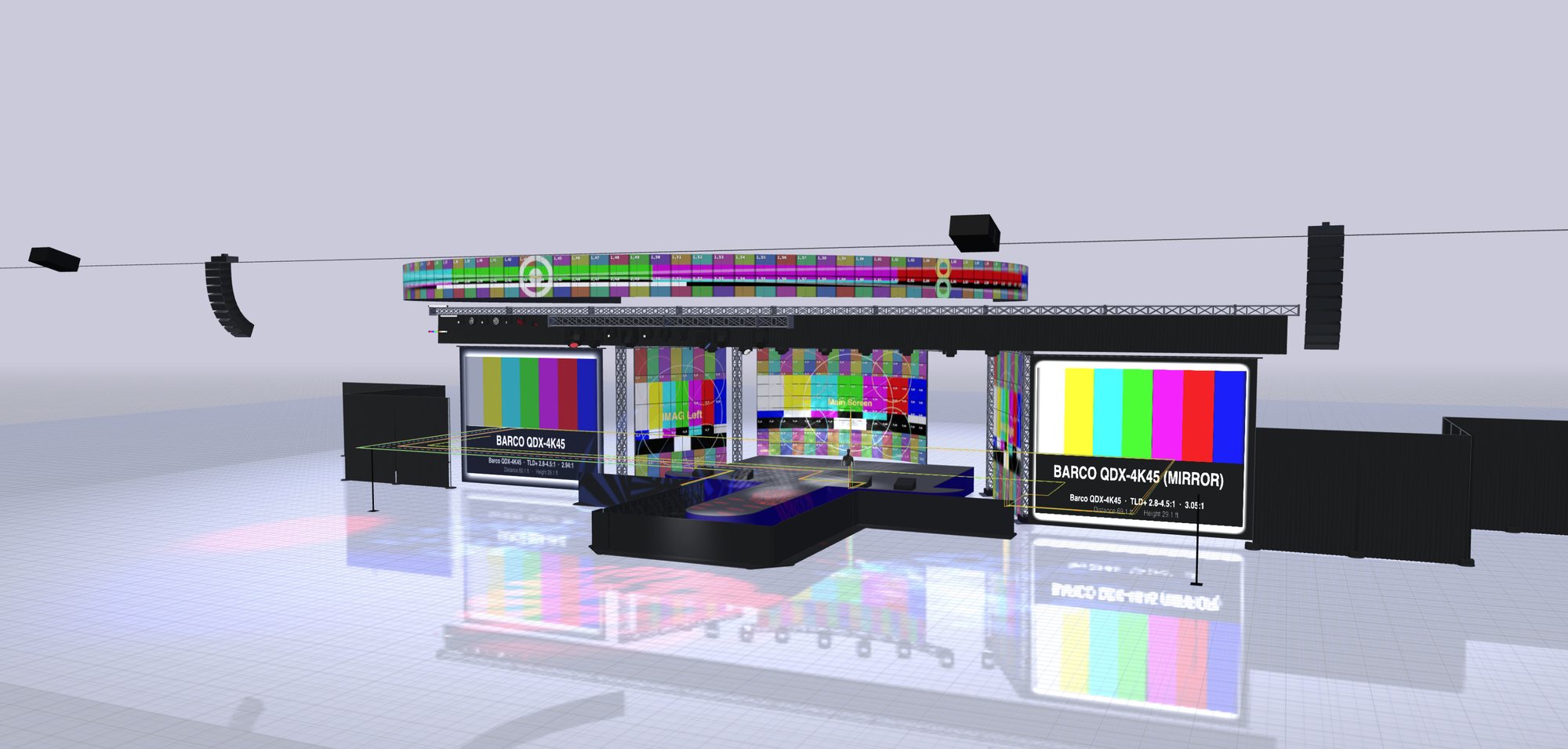 Raster map view